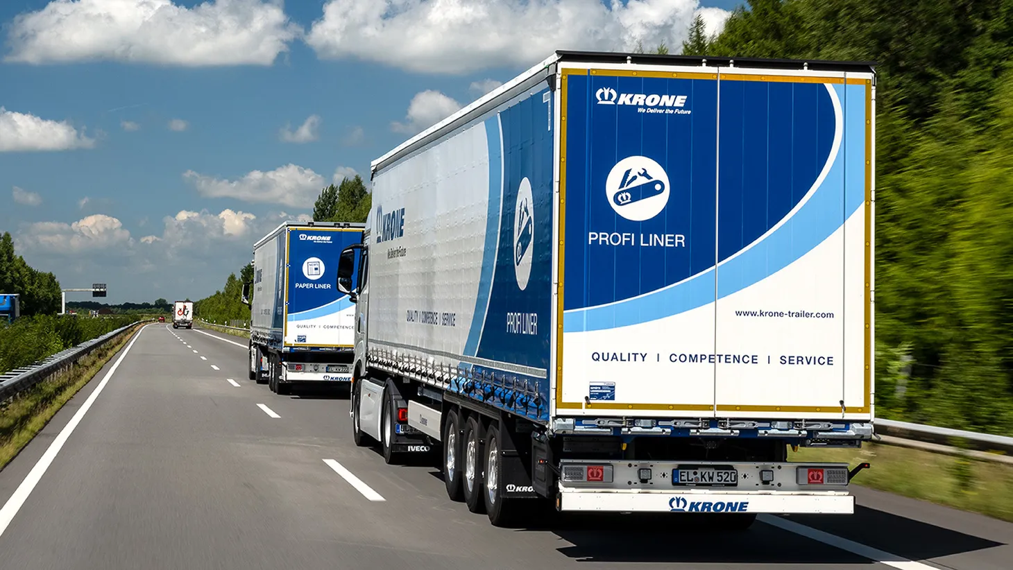 Krone Curtain-Sider Semi-Trailers